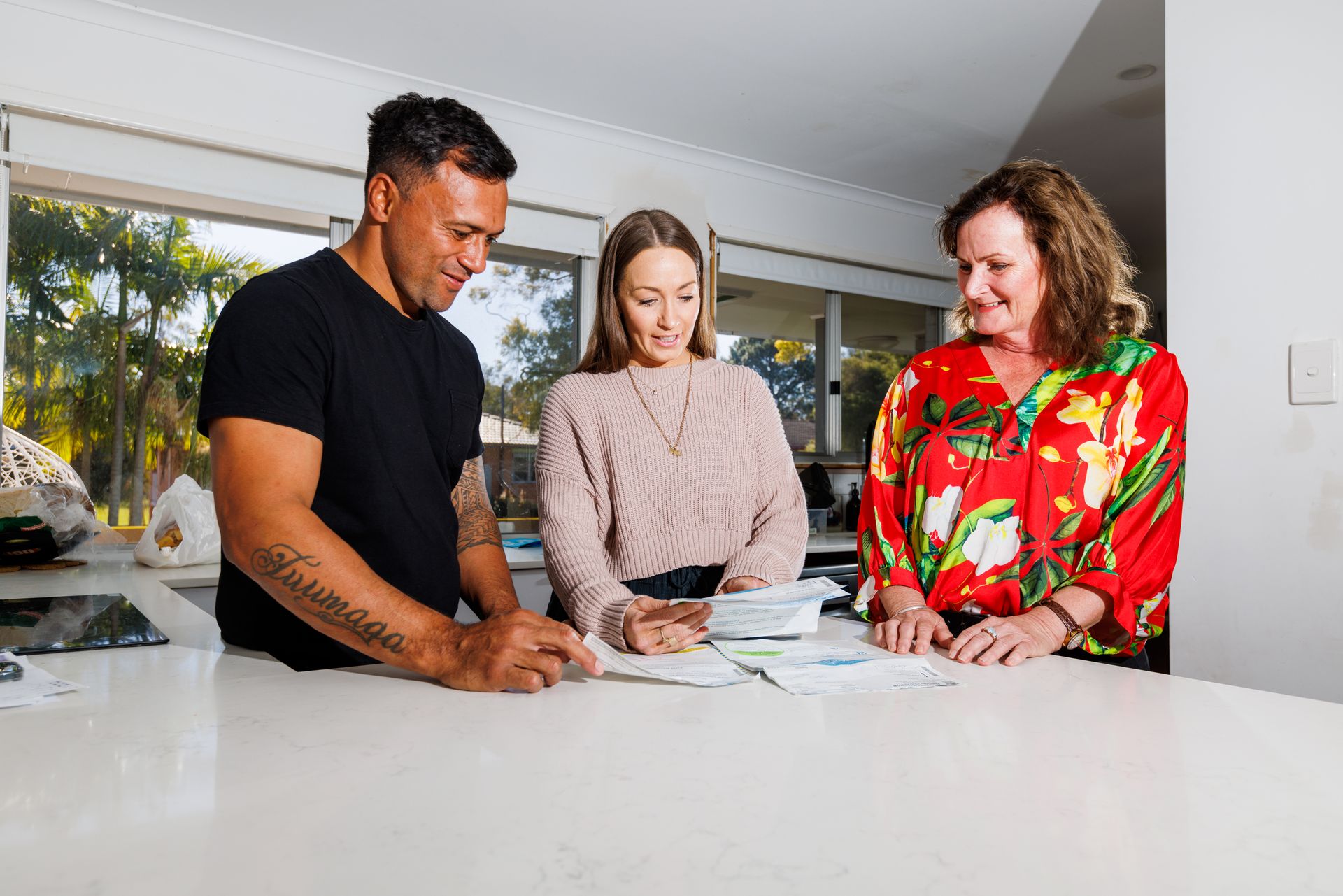 Joan Pease MP with family